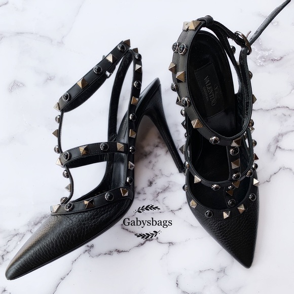 Valentino Shoes - Valentino rockstud Heels Black 37.5